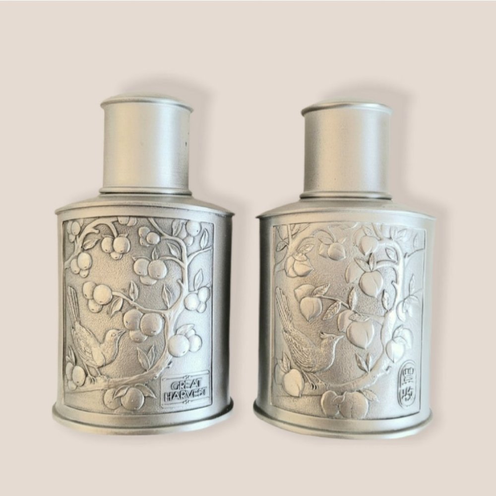 ROYAL SELANGOR PEWTER Tea Caddies : Set of 2